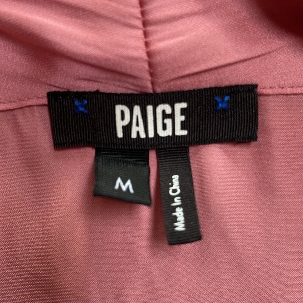 { Paige } - Silky Draped Bodysuit - Picture 4 of 4